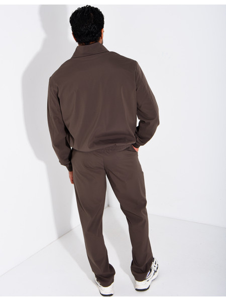 Ensemble veste zippée et pantalon droit
