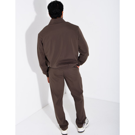 Ensemble veste zippée et pantalon droit