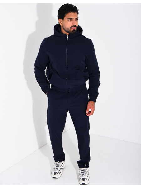 Ensemble en tissu imperméable pantalon et veste à capuche