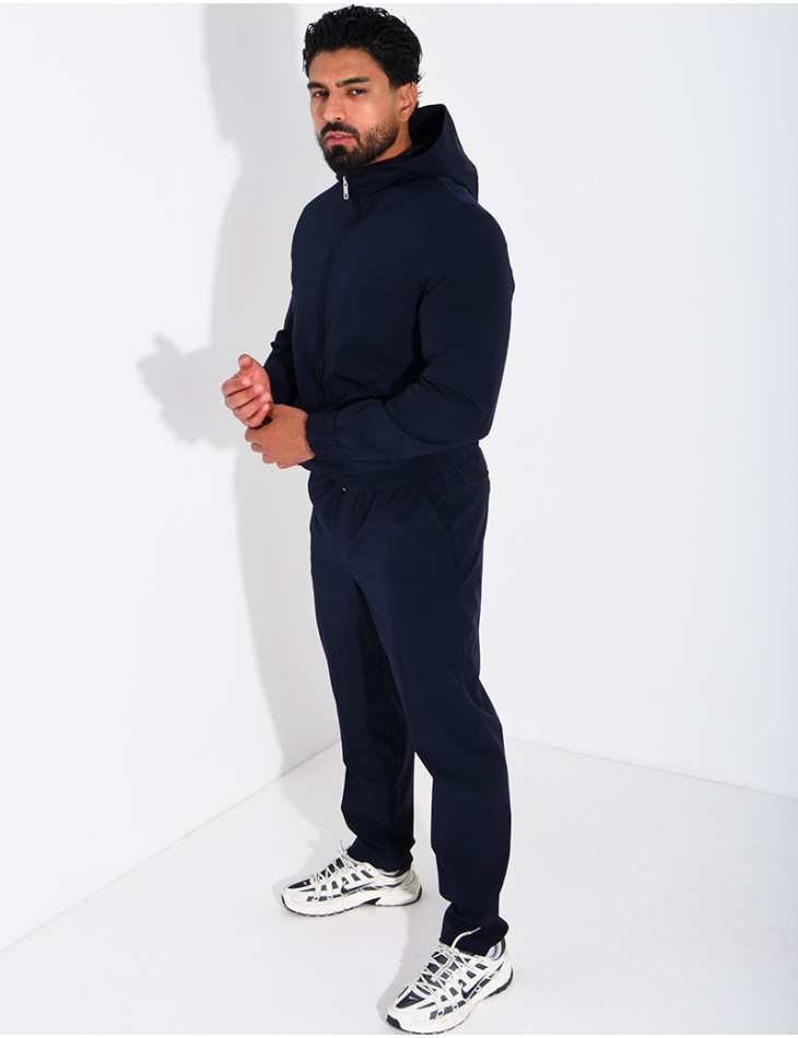 Ensemble en tissu imperméable pantalon et veste à capuche