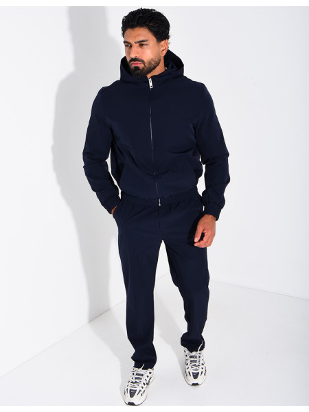 Ensemble en tissu imperméable pantalon et veste à capuche