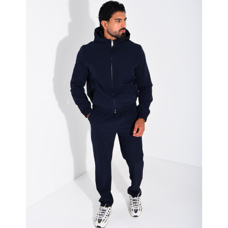 Ensemble en tissu imperméable pantalon et veste à capuche
