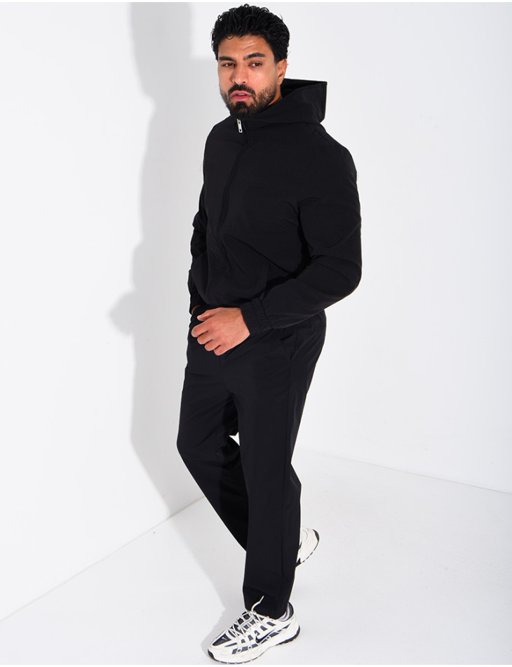 Ensemble en tissu imperméable pantalon et veste à capuche