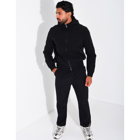 Ensemble en tissu imperméable pantalon et veste à capuche