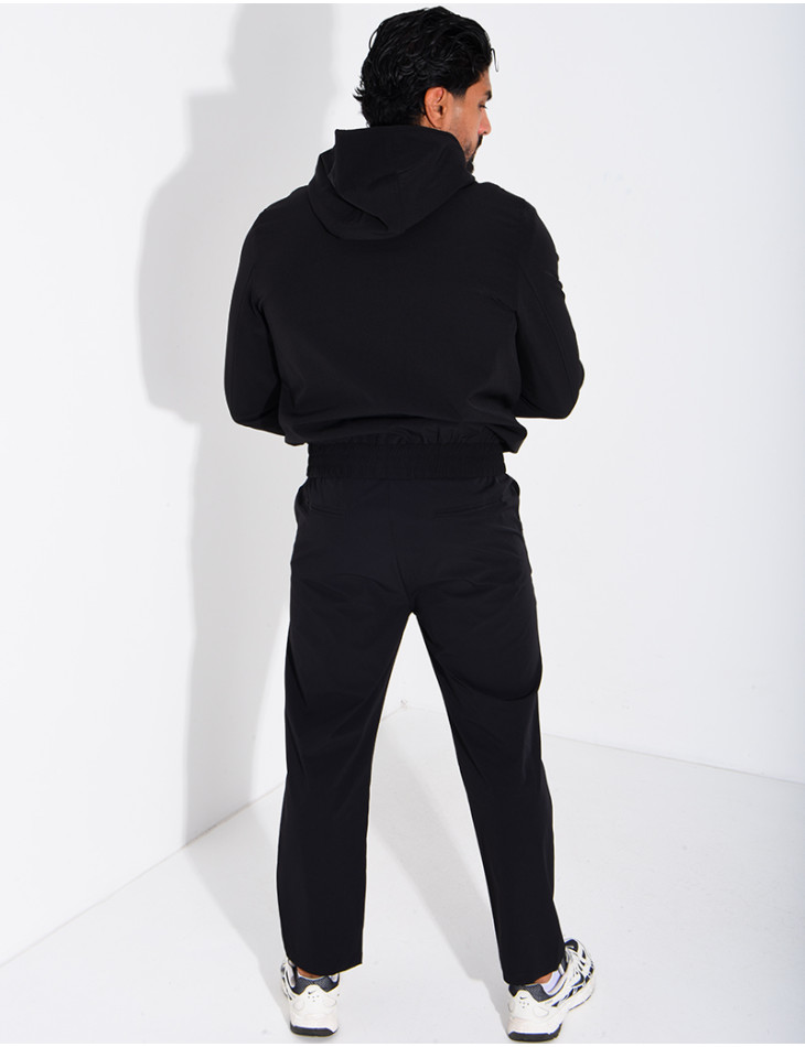 Ensemble en tissu imperméable pantalon et veste à capuche
