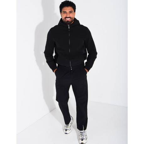 Ensemble en tissu imperméable pantalon et veste à capuche