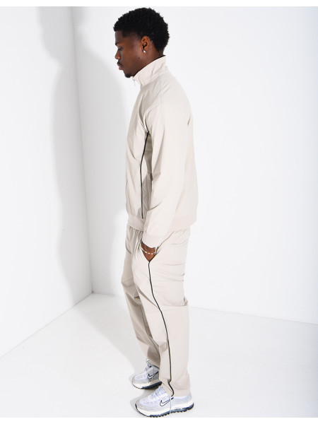 Ensemble à bande en tissu imperméable pantalon et veste