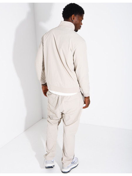 Ensemble à bande en tissu imperméable pantalon et veste