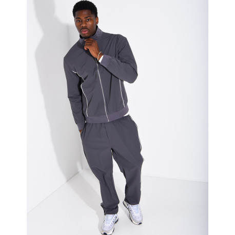 Ensemble à bande en tissu imperméable pantalon et veste