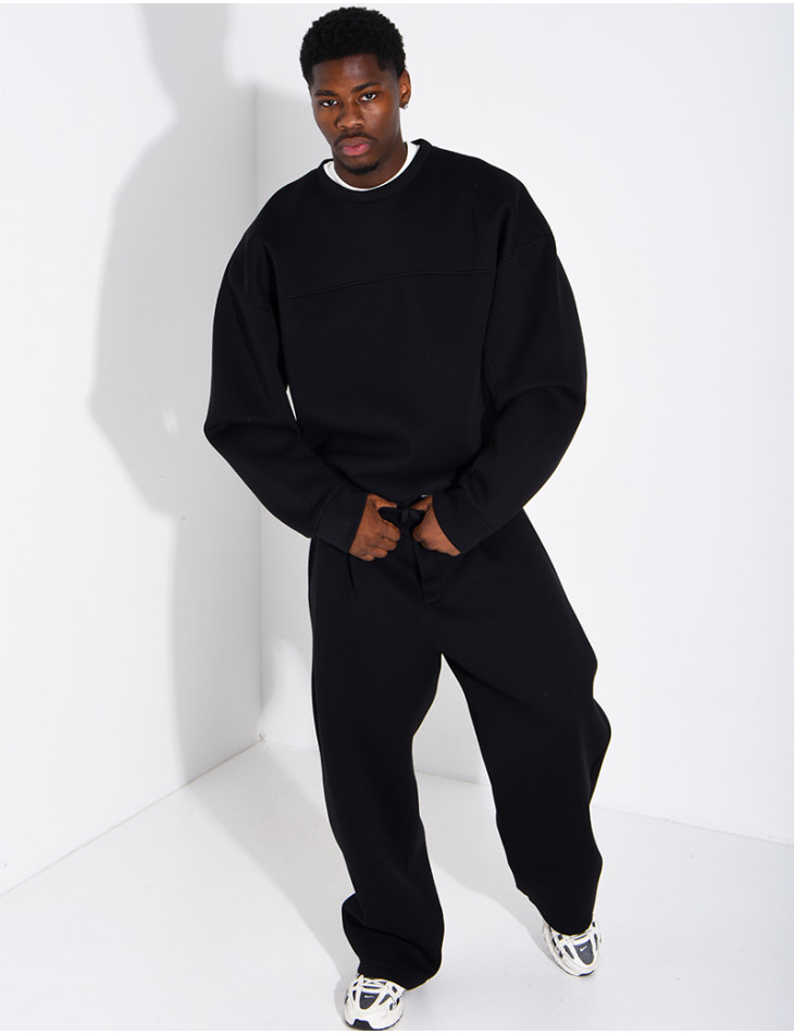 Ensemble en néoprène pantalon et sweat col rond