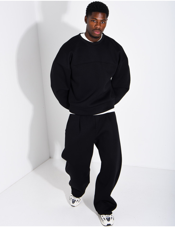 Ensemble en néoprène pantalon et sweat col rond