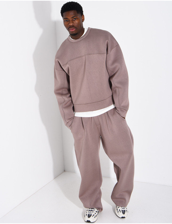 Ensemble en néoprène pantalon et sweat col rond