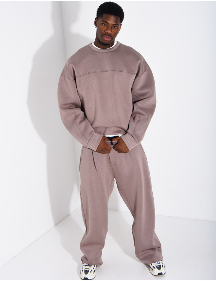 Ensemble en néoprène pantalon et sweat col rond