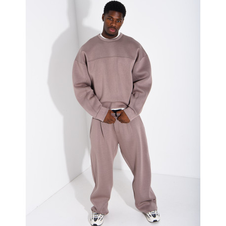 Ensemble en néoprène pantalon et sweat col rond