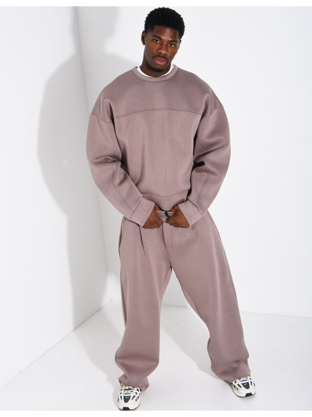 Ensemble en néoprène pantalon et sweat col rond