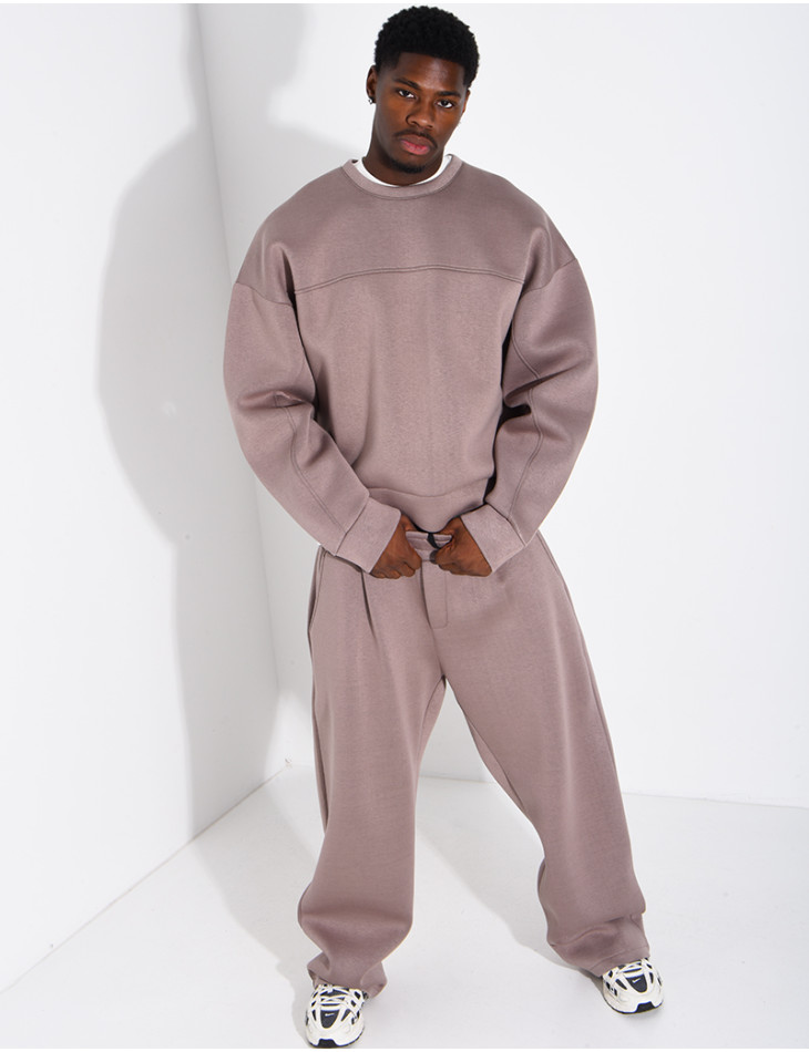 Ensemble en néoprène pantalon et sweat col rond