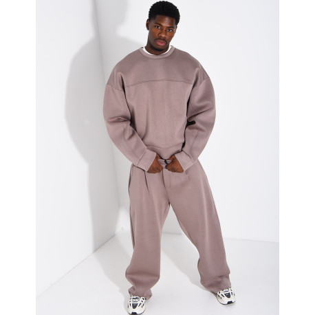 Ensemble en néoprène pantalon et sweat col rond