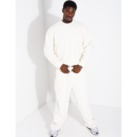 Ensemble épais pantalon et sweat col rond