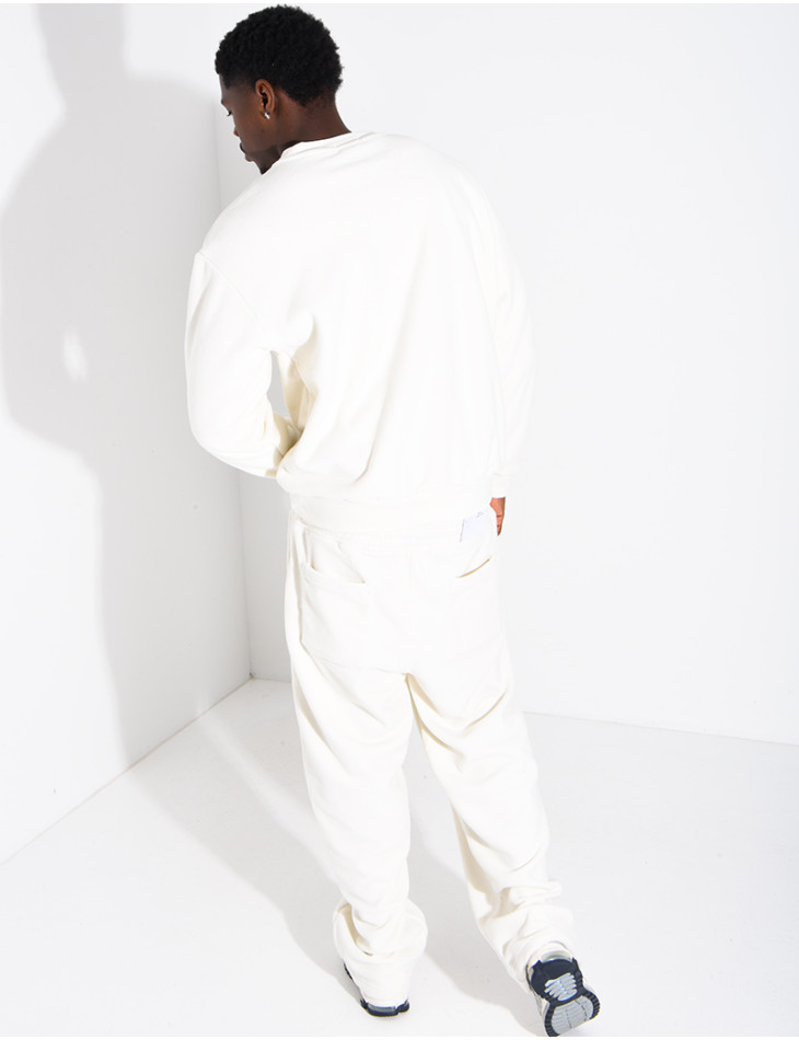 Ensemble épais pantalon et sweat col rond