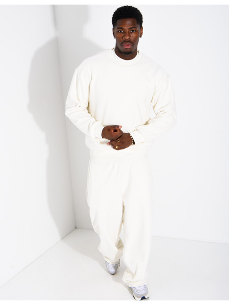Ensemble épais pantalon et sweat col rond