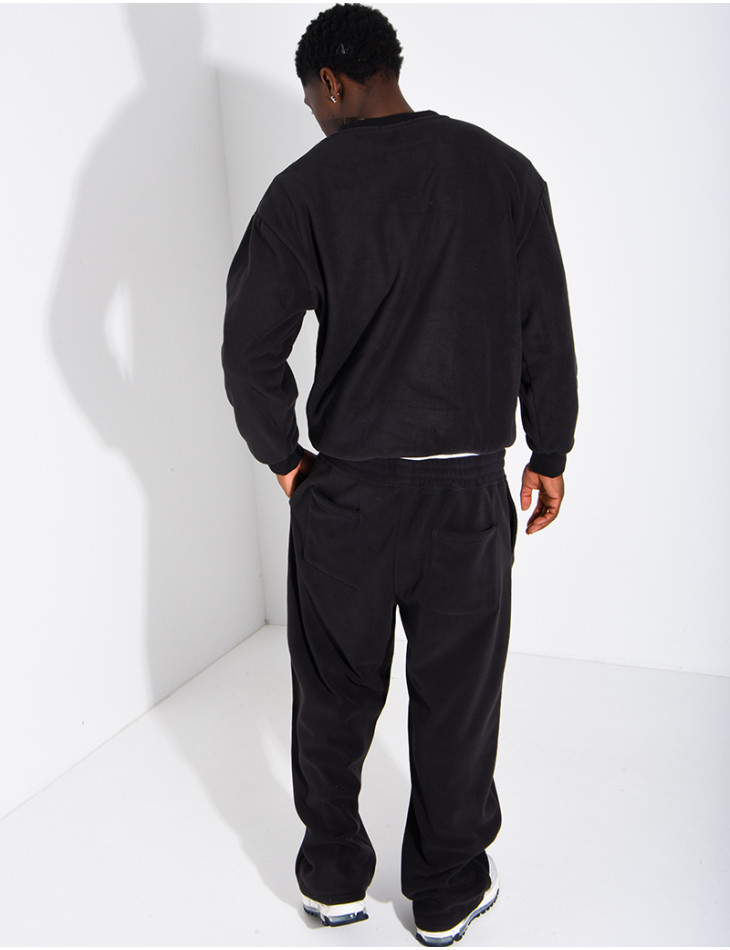 Dickes Fleece-Set (Hose und Sweatshirt mit Rundhalsausschnitt)