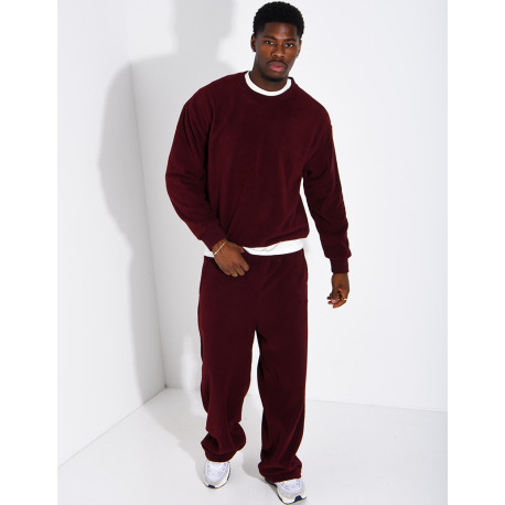 Ensemble épais pantalon et sweat col rond