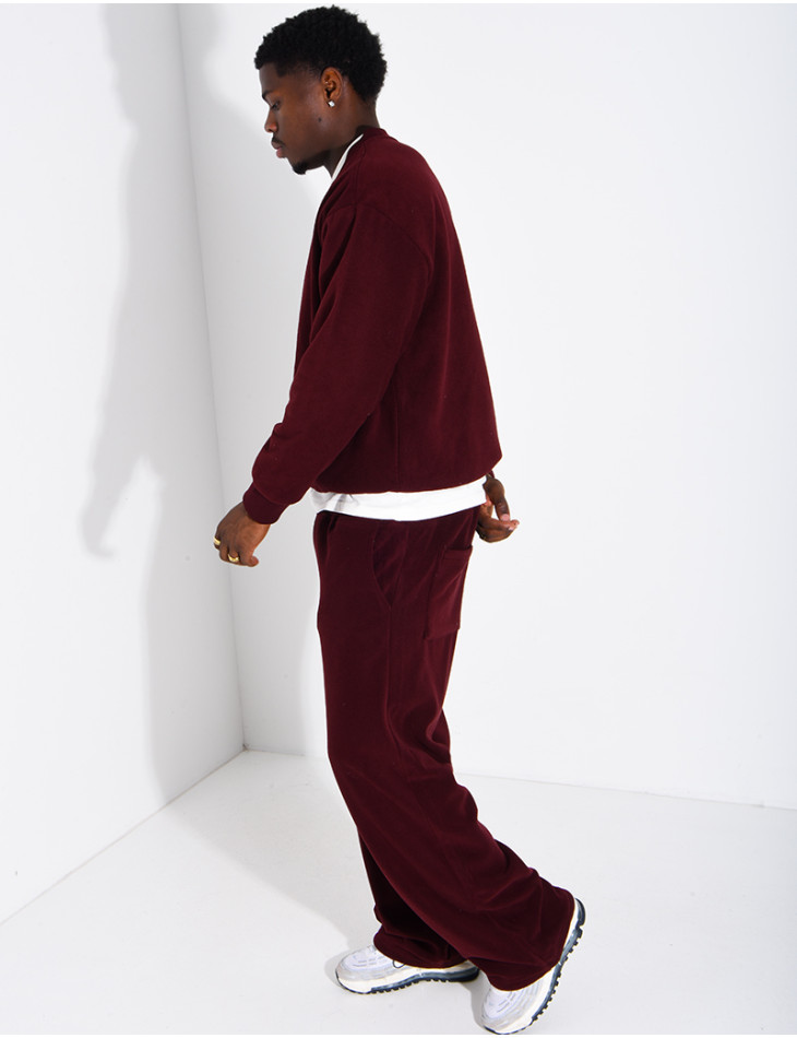 Ensemble épais pantalon et sweat col rond