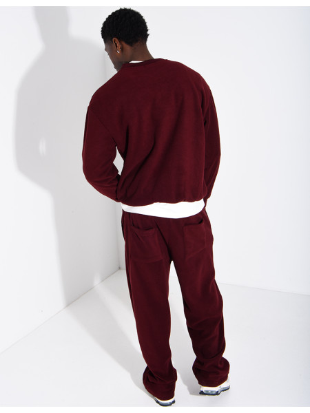 Ensemble épais pantalon et sweat col rond