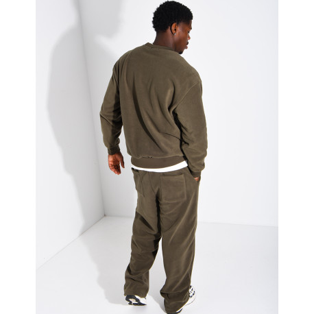 Ensemble épais pantalon et sweat col rond