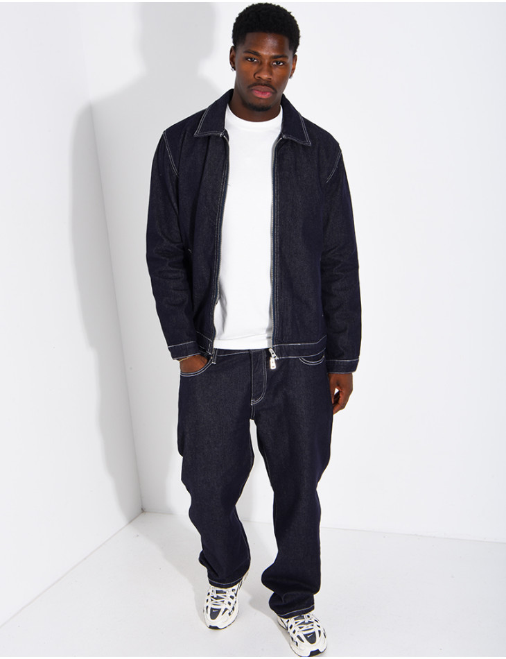 Ensemble en jeans pantalon et veste