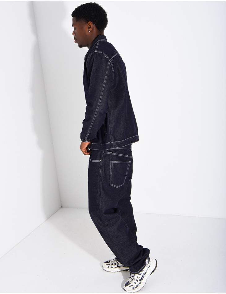 Ensemble en jeans pantalon et veste