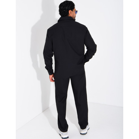 Ensemble pantalon et chemise manches longues