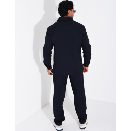 Ensemble pantalon et chemise manches longues