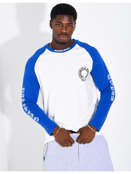 Langärmliges T-Shirt mit Schriftzug