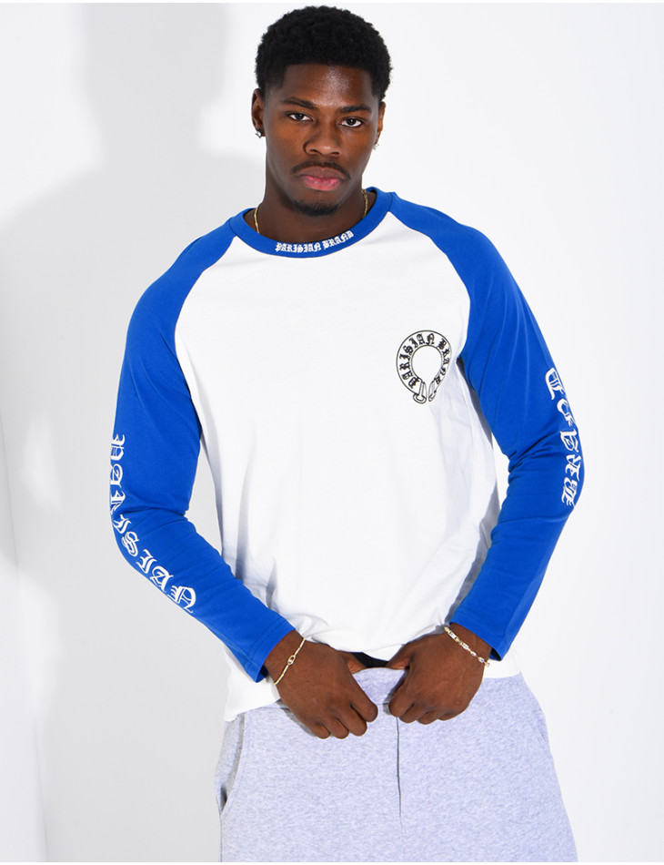 Langärmliges T-Shirt mit Schriftzug