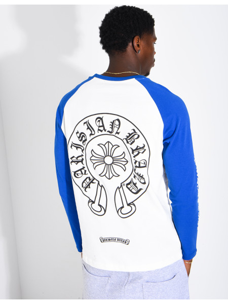 Langärmliges T-Shirt mit Schriftzug