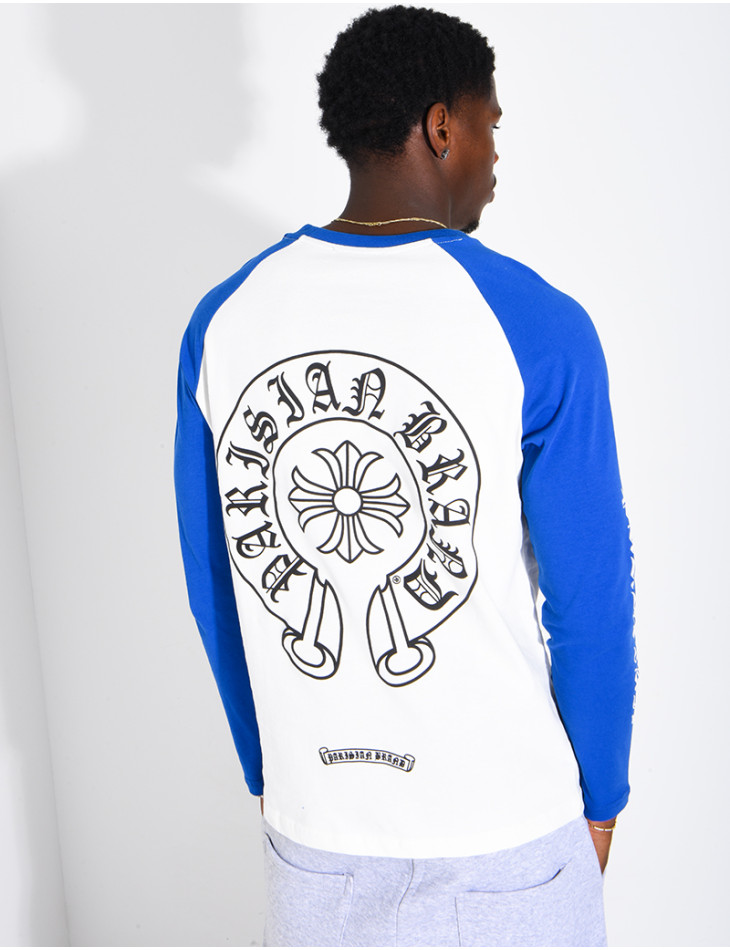 Langärmliges T-Shirt mit Schriftzug