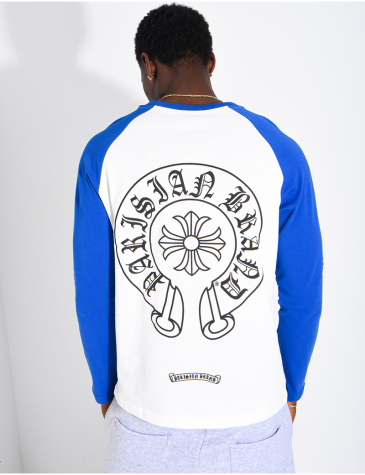 Langärmliges T-Shirt mit Schriftzug