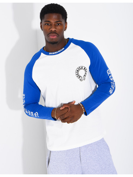 Langärmliges T-Shirt mit Schriftzug