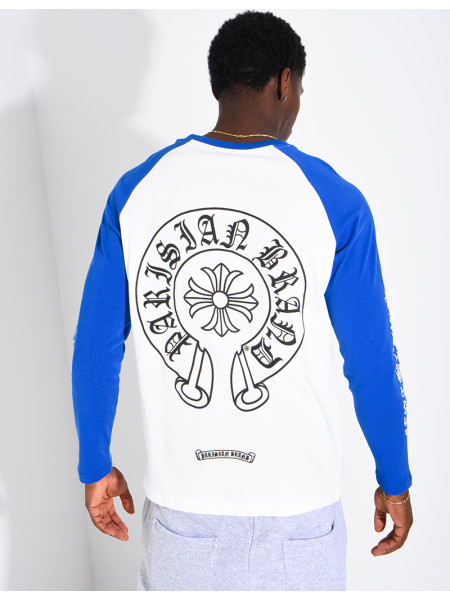 Langärmliges T-Shirt mit Schriftzug