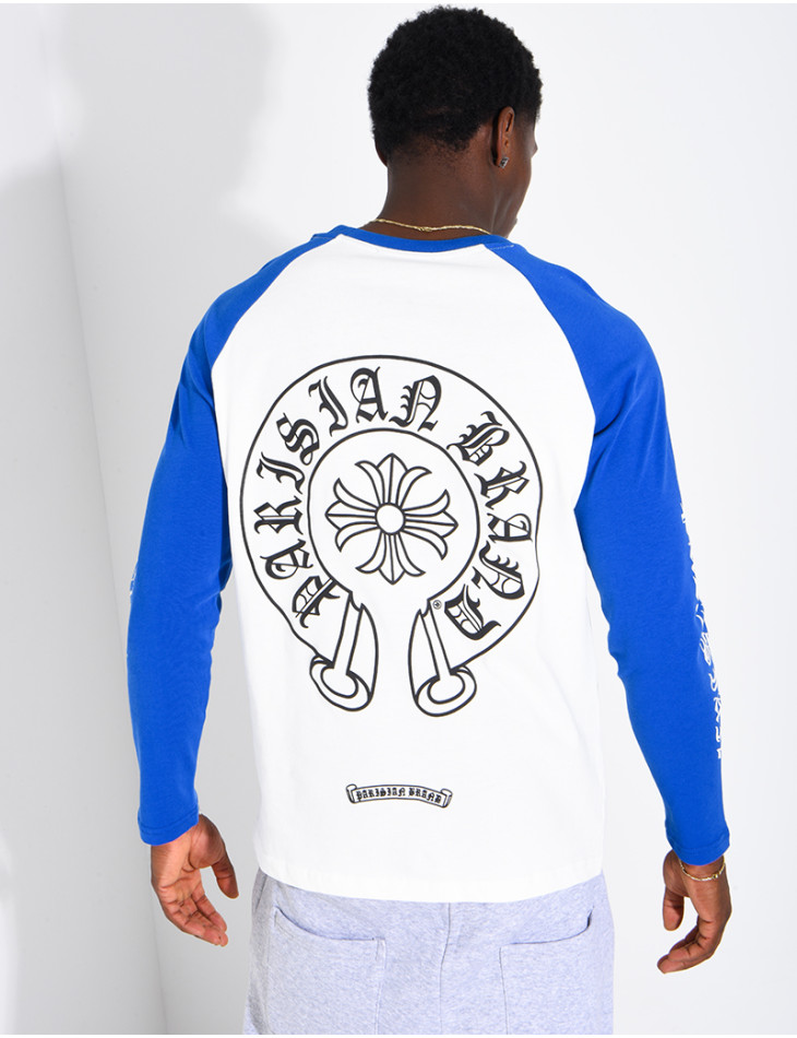 Langärmliges T-Shirt mit Schriftzug