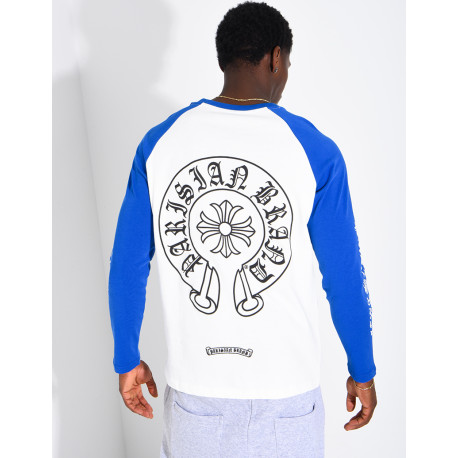 Langärmliges T-Shirt mit Schriftzug