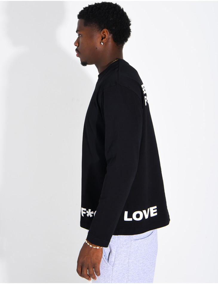 T-shirt manches longues "F*CK "