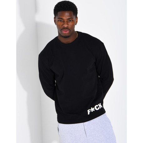 T-shirt manches longues "F*CK "
