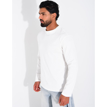 Schlichtes Langarmshirt
