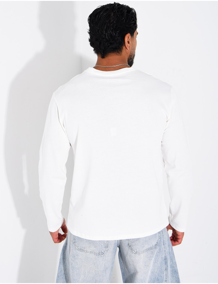 Schlichtes Langarmshirt