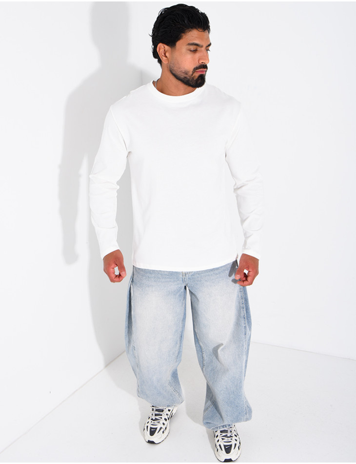Schlichtes Langarmshirt