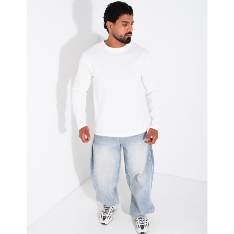 Schlichtes Langarmshirt