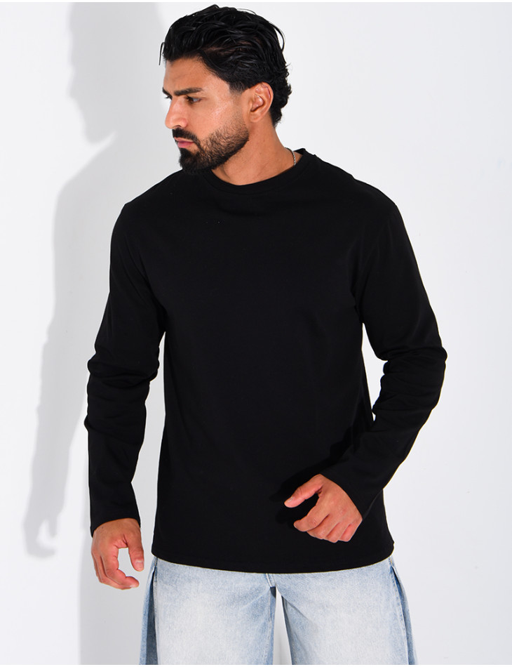 Schlichtes Langarmshirt