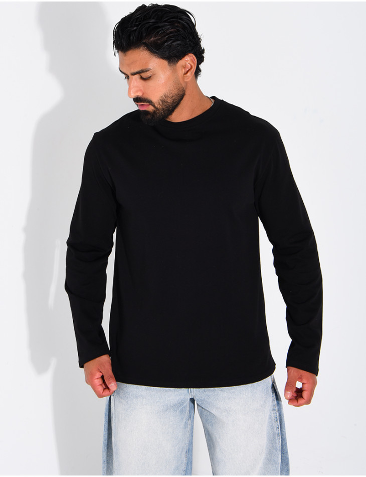 Schlichtes Langarmshirt